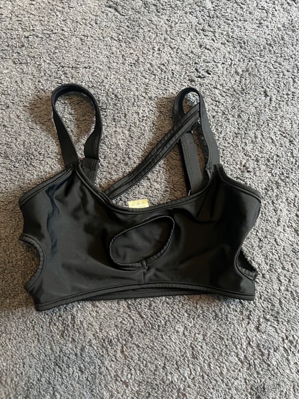 Black Cutout Top